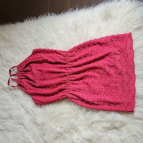 Nicole Miller Dresses & Skirts - Nicole Miller Artelier 006082 Scalloped Tier Halter Neck Sheath Dress